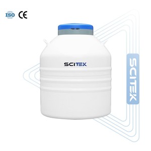 Tanque de Nitrógeno Líquido para Laboratorio SCITEK con Estructura de Aluminio Resistente, Diseñado para Almacenamiento a Largo Plazo, Gran Capacidad - Product Image 3