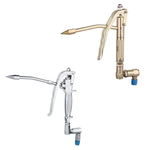 Universal Grease Gun dan Manual Arah Filler Injector Nozzle untuk Pompa Minyak Pneumatik Injector Pelumas Minyak