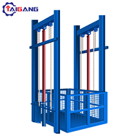 Plateforme élévatrice hydraulique TAIGANG TGSJD 16m personnalisée avec prépaiement de 300 $, pour marchandises, personnes, fret, petits matériaux, avec moteur 2.2kw