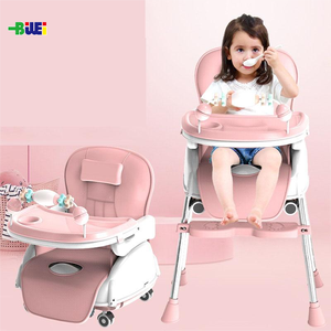 Chaise haute pour bébé manuelle populaire avec roues chaise haute de sécurité multifonctionnelle <span class=keywords><strong>Bebe</strong></span> Silla De Comer Para <span class=keywords><strong>Bebe</strong></span> - Product Image 2