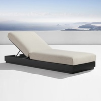 Chaises longues de jardin en aluminium, chaise longue de piscine, lit de jour extérieur, chaise de plage pliable, chaise longue de piscine