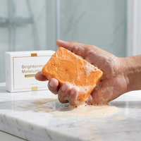 Jabón OEM Natural de Cúrcuma, Limón y Ácido Kójico para la Limpieza Facial y Corporal, Cuidado Diario de la Piel