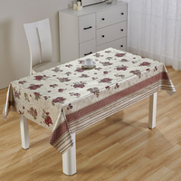 Nappe en PVC métallisé à bordure florale RNPT, avec support tissé, imperméable et résistante à l'huile, pour restaurant et salle à manger
