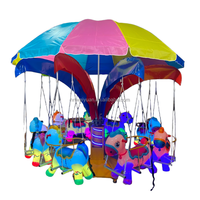 Carrousel de parapluie électrique de haute qualité et de haute vente carrousel antique à jetons