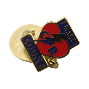 Armonia paesaggio metallo emblema natura moderna a due toni <span class=keywords><strong>motivi</strong></span> industriali lucidati spilla anniversario lettere da <span class=keywords><strong>collezione</strong></span> - Product Image 5