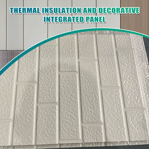 Panel Aislante Integrado para Paredes Exteriores, Ignífugo, Impermeable, <span class=keywords><strong>Aislamiento</strong></span> Térmico, Núcleo Metálico, Renovación <span class=keywords><strong>de</strong></span> Casas y Villas Modernas - Product Image 1