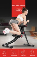 FDFIT RG-5545 Rouleau Abdominal Pliable en Métal pour Entraînement à Domicile, Facile à Utiliser pour Affiner la Silhouette, Unisexe, pour Jambes, Taille, Bras, Fessiers, Portable