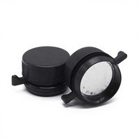 Bouchons à vis en plastique à double oreille de 42 mm en PP pour bouteilles cosmétiques et peintures, anti-déversement, vente en gros usine
