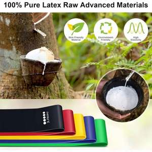 Bandas de Resistencia de Látex para Yoga, Duraderas, de Alta Elasticidad, Bandas Elásticas para Fitness de 0.3mm-1.1mm, para Culturismo, Pilates, Deporte, Personalizadas - Product Image 4