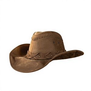 BS International Genuine Leather Customized Fashion Style Casual Four Seasons Hat for Adults Unisex Beach Travel Cycling - Product Image 5