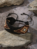Bracelet fait main tendance au design ethnique bohème avec perles populaires et motifs classiques pour les vacances en extérieur