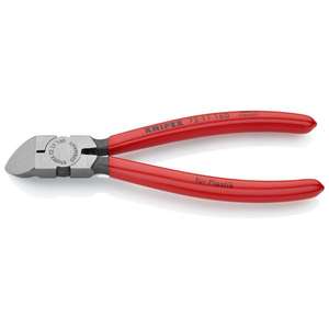 KNIPEX - 72 11 160 Pince coupante diagonale pour plastique tête polie, poignées avec revêtement plastique-EAN 4003773046813 PINCES ET COUTEAUX - Product Image 1