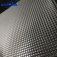 Feuille de prisme acrylique en plastique carré personnalisé UGR Led panneau optique feuille de diffuseur plaque de guidage verre organique feuille anti-éblouissement