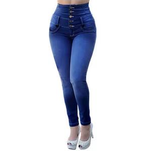 Nouveauté 2026 <span class=keywords><strong>Jean</strong></span> Skinny Femme <span class=keywords><strong>Taille</strong></span> <span class=keywords><strong>Haute</strong></span> en Denim Boutonné, Pantalon <span class=keywords><strong>Push</strong></span>-<span class=keywords><strong>up</strong></span> Moulant Coupe Crayon, Jeans d'Hiver Streetwear - Product Image 5
