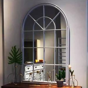 Espejo de Pared Grande de Estilo Clásico Moderno Francés, con Marco de Hierro y Rejilla, para Decoración de Muebles de Hotel - Product Image 6