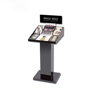 Expositor de Cosméticos Personalizado para Minoristas, Estante de Exhibición de Productos de Belleza para Tiendas, Expositor de Pared para Labiales - Product Image 3