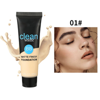 Fond de Teint Liquide Mat Naturel Imperméable en Gros, Longue Tenue, Végétalien, Couvrance Totale, Marque Privée, Logo Personnalisé