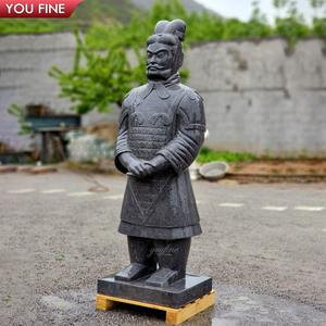 Statue de <span class=keywords><strong>guerriers</strong></span> en terre cuite de marbre grandeur nature <span class=keywords><strong>chinois</strong></span> d'extérieur personnalisée - Product Image 2