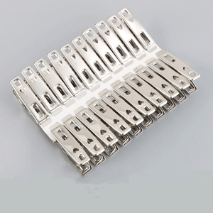 30 Mollette Per Vestiti In Acciaio Inossidabile 304 | Resistenti E Antiruggine Per Uso Esterno/Interno | Clip Multiuso Per Cucina E Fai Da Te