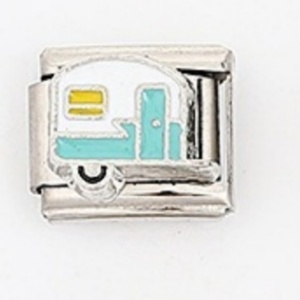 Nueva Serie de Pulseras Modulares Estilo Italiano: Cadena Personalizable para Joyería de Moda con Diseños de Coche y Barco - Product Image 1
