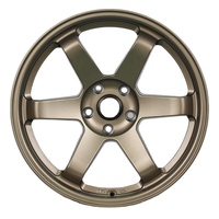 Llantas de Aleación de Aluminio 6061-T6 Forjadas de 17 y 18 Pulgadas, 4 y 5 Orificios, 5x100, 5x114.3, 5x120 para Autos de Pasajeros