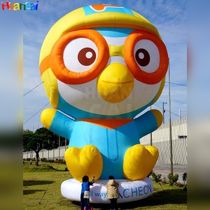 Gigante 10M publicidad personalizada inflable Pororo el pequeño pingüino modelo de dibujos animados inflable para la venta - Product Image 6