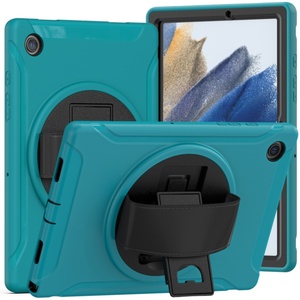 Cover posteriore con cavalletto e tracolla TPU Tablet <span class=keywords><strong>case</strong></span> per <span class=keywords><strong>Samsung</strong></span> <span class=keywords><strong>Galaxy</strong></span> <span class=keywords><strong>Tab</strong></span> <span class=keywords><strong>A8</strong></span> X200 X205 - Product Image 4