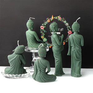 แม่พิมพ์ซิลิโคนรูปพระพุทธรูป 3 <span class=keywords><strong>ม</strong></span>ิติ ท่าทางนั่งสมาธิ นั่งสบาย พระสงฆ์ สำหรับทำเทียน สบู่ เรซิ่น DIY ของตกแต่งบ้าน แนวเซน พระพุทธศาสนา แม่พิมพ์สำหรับทำสมาธิ - Product Image 6