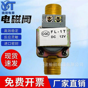 วาล์วโซลินอยด์ทองเหลือง Fl-1t แบบ DC 12v วาล์วทางเข้าสำหรับระบบควบคุม - Product Image 5