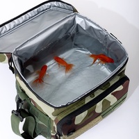 Tas termal portabel kamuflase luar ruangan, kapasitas besar rute perang baru tahan air bahan Oxford pendingin untuk berkemah dan piknik