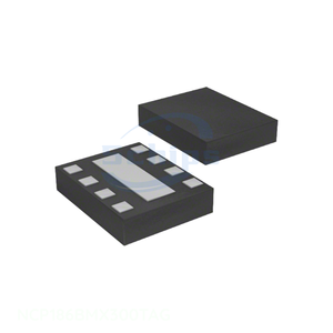 NCP186BMX300TAG 8 XFDFN ไอซีแบบมีพื้นผิวเปิดเผย ตัวควบคุมแรงดันไฟฟ้าแบบเชิงเส้น 3V 1A 8XDFN อุปกรณ์อิเล็กทรอนิกส์ ชิ้นส่วนเสริม ระบบจัดการพลังงาน (PMIC) รายการวัสดุ (BOM) ไอซี I - Product Image 1