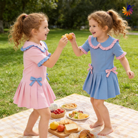Robe de yoga pour filles à manches courtes avec nœud papillon, col en dentelle et short intégré, pour l'extérieur, personnalisation en petite série