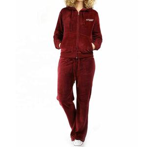 Ensemble 2 pièces pour femmes avec fermeture éclair et manches longues Vente en gros Style à la mode Survêtement pour femmes de qualité supérieure - Product Image 4