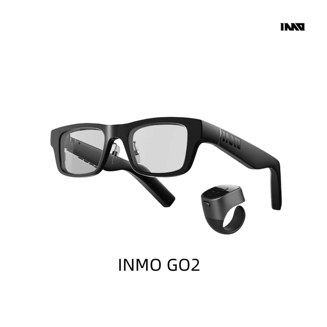 INMO GO2 3D Intelligent AR Glasses Real Time Simultaneous Offline Translation Speech Teleprompter Long Endurance-Custom Style