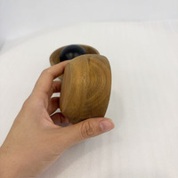 Petits bols de service en bois finis à la main, bol de service durable pour la cuisine et la décoration de table