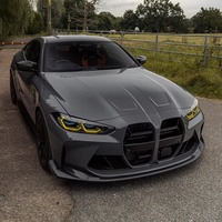 Nouveau Spoiler Avant en Fibre de Carbone 3K Twill Style CSL à Vendre Rapidement pour M3 M4 G80 G82 G83 2021+ à Fixation par Vis