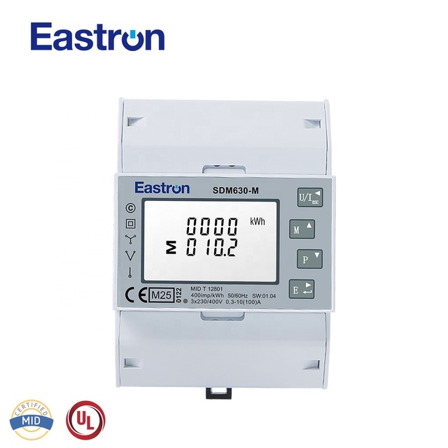 SDM630-M 3 Phase Digital Energy Meter,  Smart Energy Meter RS485
