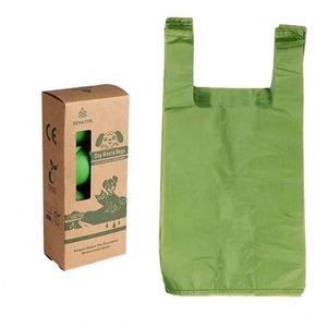 Sacs à déjections canines verts, taille mini personnalisée, en HDPE, sans parfum, non irritants pour les chiens - Product Image 1