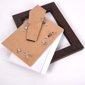 Tùy chỉnh kích thước rắn gỗ gụ phong cách gỗ gụ màu nâu hình ảnh khung ảnh xoay khóa Gallery tường trang trí khung gỗ - Product Image 5