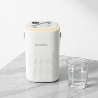 Humidificateur à brume froide 1,3 L avec arrêt automatique et veilleuse, alimenté par USB pour la maison, le bureau et l'hôtel