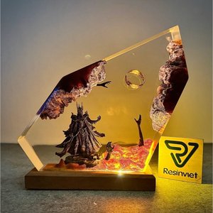 „Der Herr der Ringe“ Sauron-Themen-Harzlampe – Eine dekorative Nachtlampe für Zuhause oder Schlafzimmer - Product Image 1