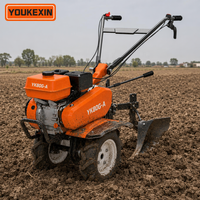 Motoculteur à essence YKX 170F, mini-motoculteur rotatif pour le labourage et le travail du sol agricole