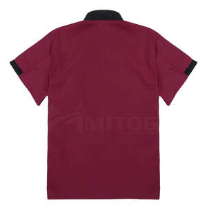 เสื้อเชฟแขนสามส่วนสีล้วนสำหรับร้านอาหารและชุดเครื่องแบบบาร์ใหม่ล่าสุดสำหรับฤดูร้อน - Product Image 2