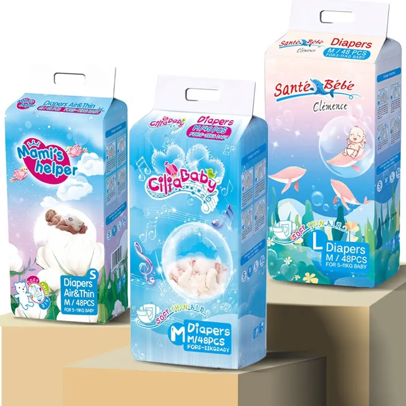 Factory Direct Supply Disposable Baby Diapers Highquality Super Absorption Comfortable Waterproof Soft Baby Diapers