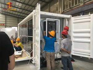 Bảng điều khiển năng lượng mặt trời tắt lưới tự cung cấp năng lượng pin năng lượng container nơi trú ẩn hộp prefab di động Ngôi nhà nhỏ văn phòng cửa hàng nhà - Product Image 2