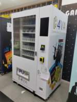 Máquina Expendedora de Alimentos y Bebidas de Gran Capacidad con Función de Refrigeración, Puede Vender Varias Bebidas Frías y Aperitivos