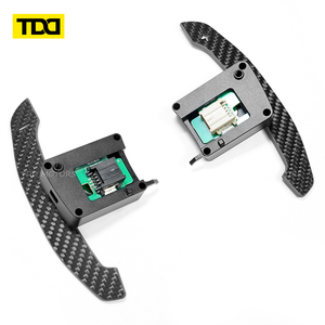 Palancas de cambio magnéticas de fibra de carbono TDD para Ford Mustang GT Shelby, palancas de cambio para volante. - Product Image 2