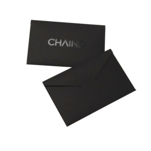 Sobre de Papel Negro con Impresión UV Negra y Logotipo de Marca de Lujo Personalizado para Tarjetas de Felicitación, Decoración, Sobres para Tarjetas de Agradecimiento - Product Image 4
