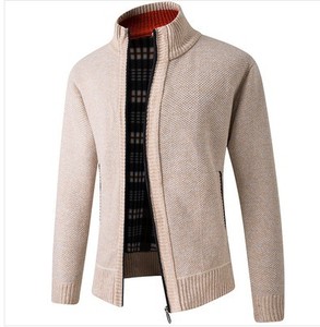 Cardigã Masculino Atacado: Suéter Casual de Tricô com Gola Alta para Jovens - Product Image 2