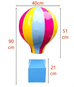 屋外ショッピングモール & ビジネス会場のレイアウトのためのカスタマイズ可能な熱気球の休日 & 結婚披露宴の装飾40cm * 90cm